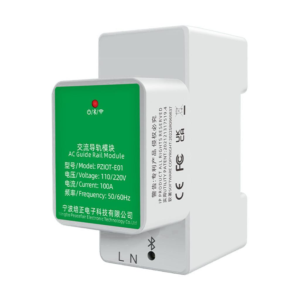 Industrial Grade Electric Meter Mini WiFi Energy Meter Monitors Power Consumption Voltage Current Simple Installation