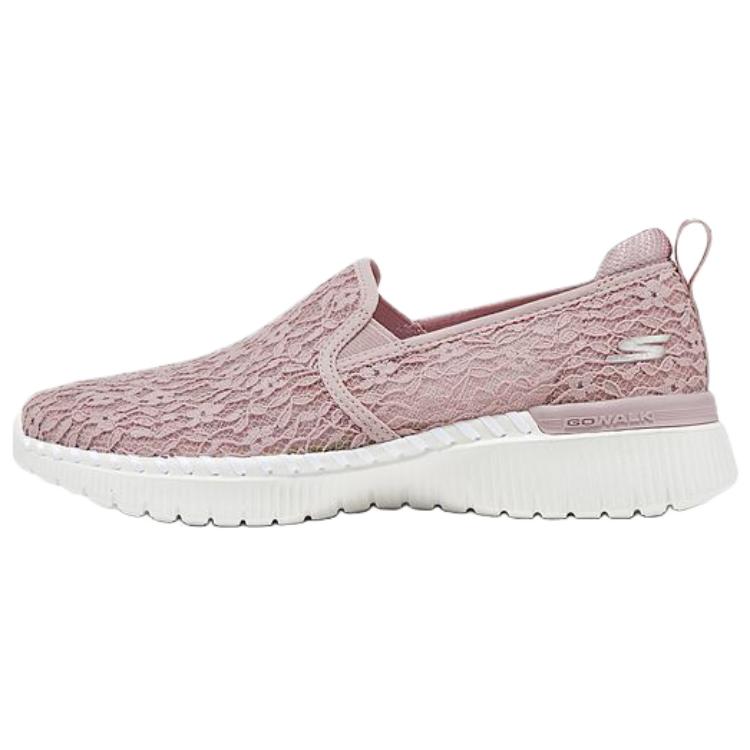 Skechers Go Walk Сетчатые Универсальные Удобные Низкие Повседневные Кроссовки Женские Розовые 124749 35