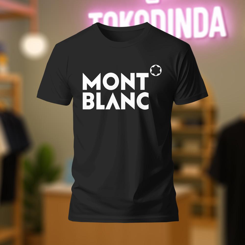 Футболка с логотипом Mont Blanc, смешная, сделано в США, S-5XL, унисекс XL