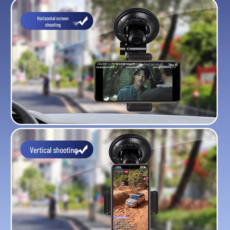 Suction Cup Car Phone Holder for Navigation, Selfies, Video, and Live Streaming