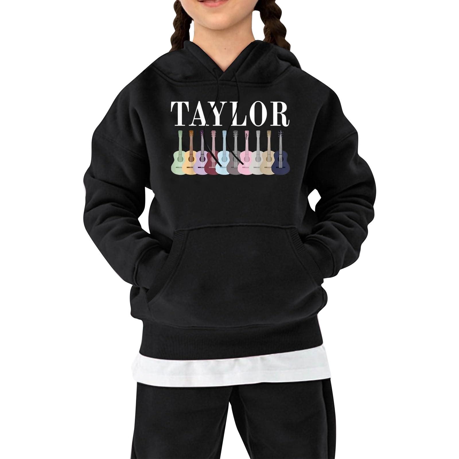 

Детская флисовая толстовка с капюшоном и длинными рукавами на осень и зиму, унисекс, повседневный топ с рисунком из мультфильмов 160 чёрный