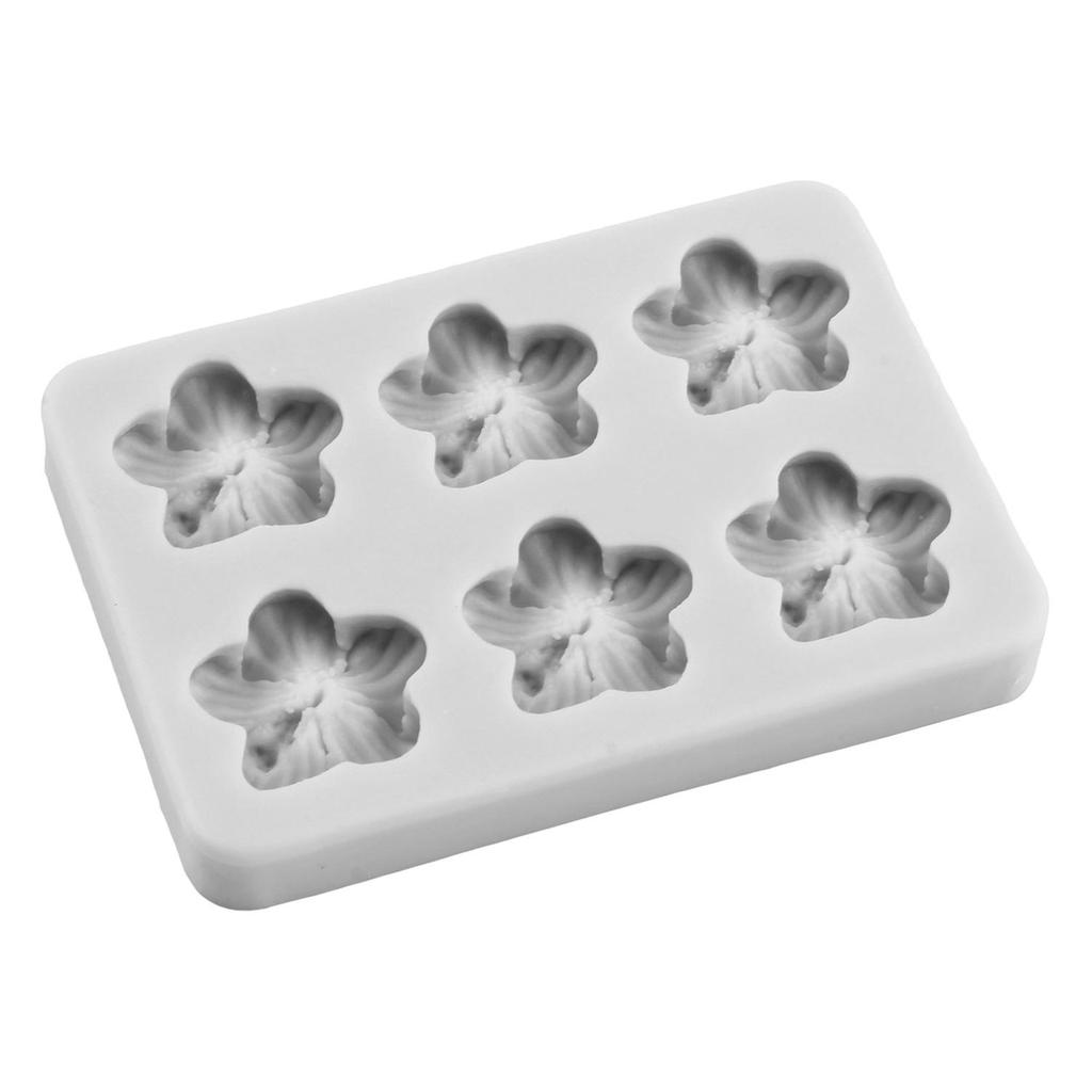 Flower Silicone Molds Hibiscus Flower Rose Flower Fondant Mold Cake Decorating Tools Cupcake Topper Candy Chocolate Gumpaste Mold