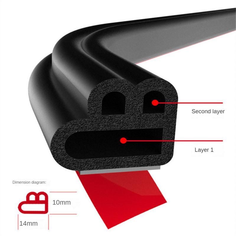 

Уплотнения типа ZPD с высокой прочностью на растяжение, хорошей эластичностью, резиновые черные автомобильные наклейки, автомобильные резиновые уплотнительные полосы для дверей, долговечность