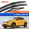 Front & Rear Wiper For Nissan Juke F15 2010-2016 2011 2012 2013 2014 Wiper Blades Windshield Windscreen Window Brushes 22"14"12"