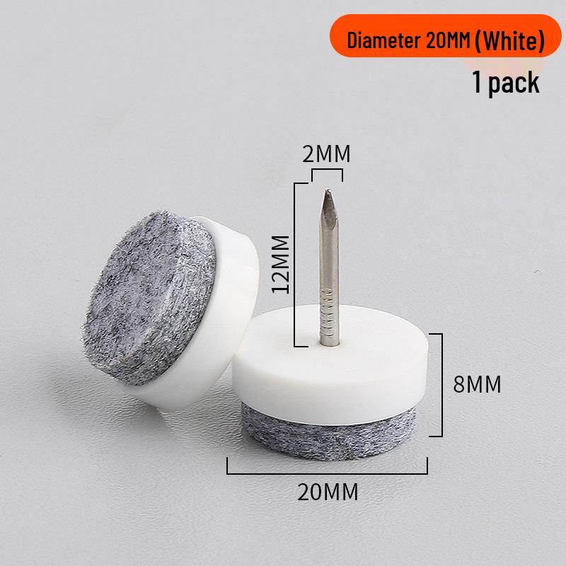 Thickened Silent Anti-slip Furniture Floor Pads: Moisture-proof Felt Nail Protectors for Tables, Chairs, Sofas, Cabinets.