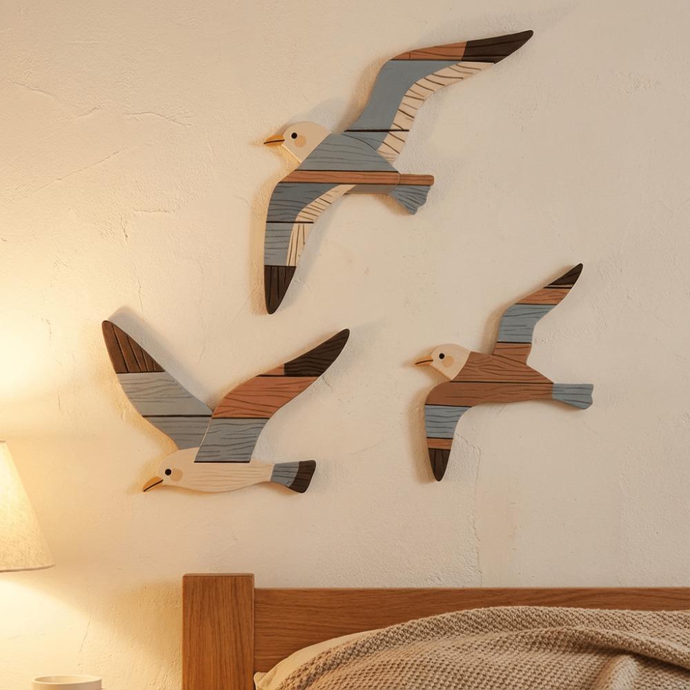 Tvar létajícího racka Nástěnné dekorace racků Ručně vyráběný přívěsek racka Dekorace obývacího pokoje