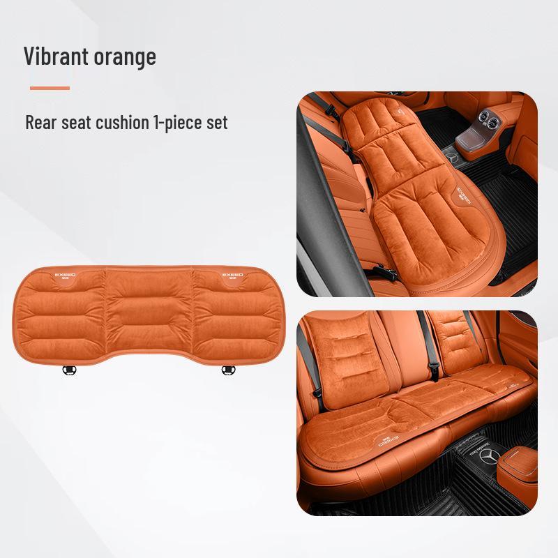Exeed Car Seat Cushion: Flannel Cover for Yaoguang, Lingyun, Lan Yue, Xingji, Yuan, Zhuifeng, C-MD Models.
