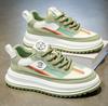 Spring Fashionable Multicolored Thick-soled Casual Trendy Height-increasing Soft-soled Comfortable Versatile Sports Shoes H147