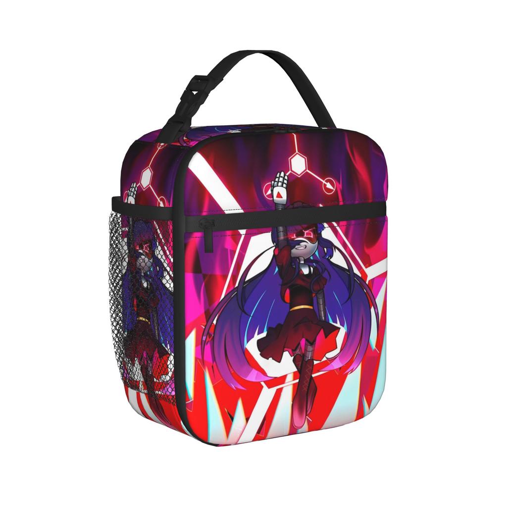 Murder Drones Insulated Lunch Bag Portable Tragi Comedy Reusable Thermal Bag Tote Lunch Box School Outdoor Food Bag