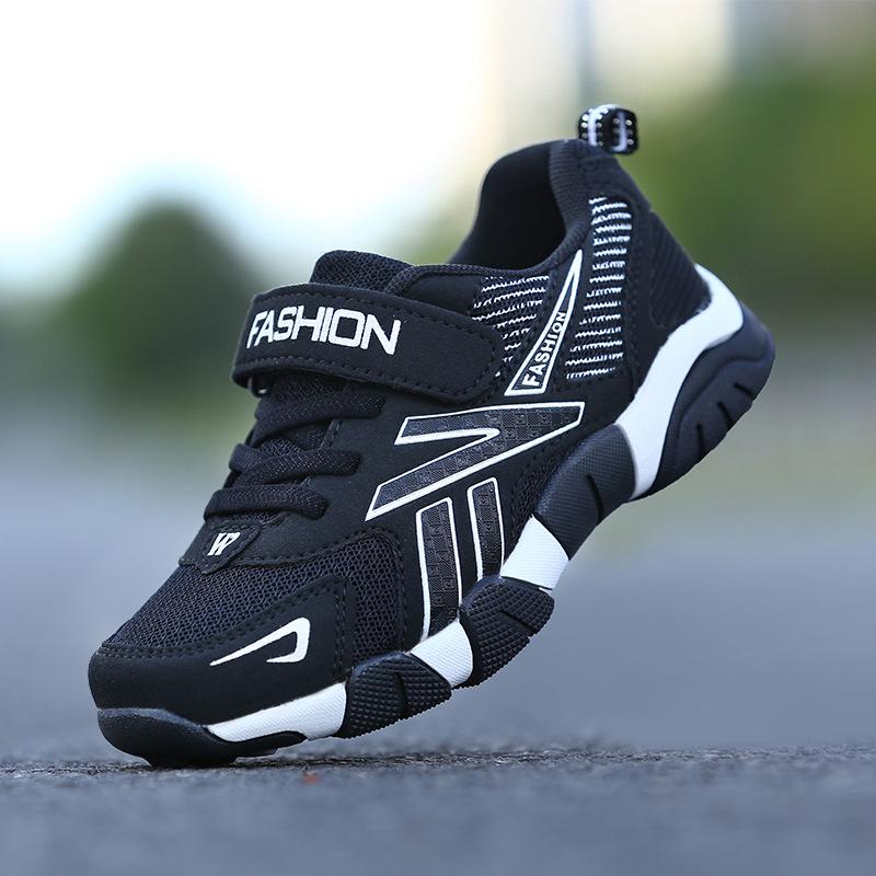 

Дышащие сетчатые кожаные кроссовки для мальчиков - Весенне-летние повседневные спортивные кроссовки для подростков 40