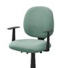 Waterproof Polyester Office Chair Cover Set Seat Cushion and Backrest Spill Resistant for Home Dining or Workspaces