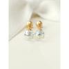 14K Aurora Ball Piercing Earrings