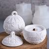 Silicone Mold Round Ball Jar Mold DIY Handmade Scented Candle Vessel Molds  DIY Crafting