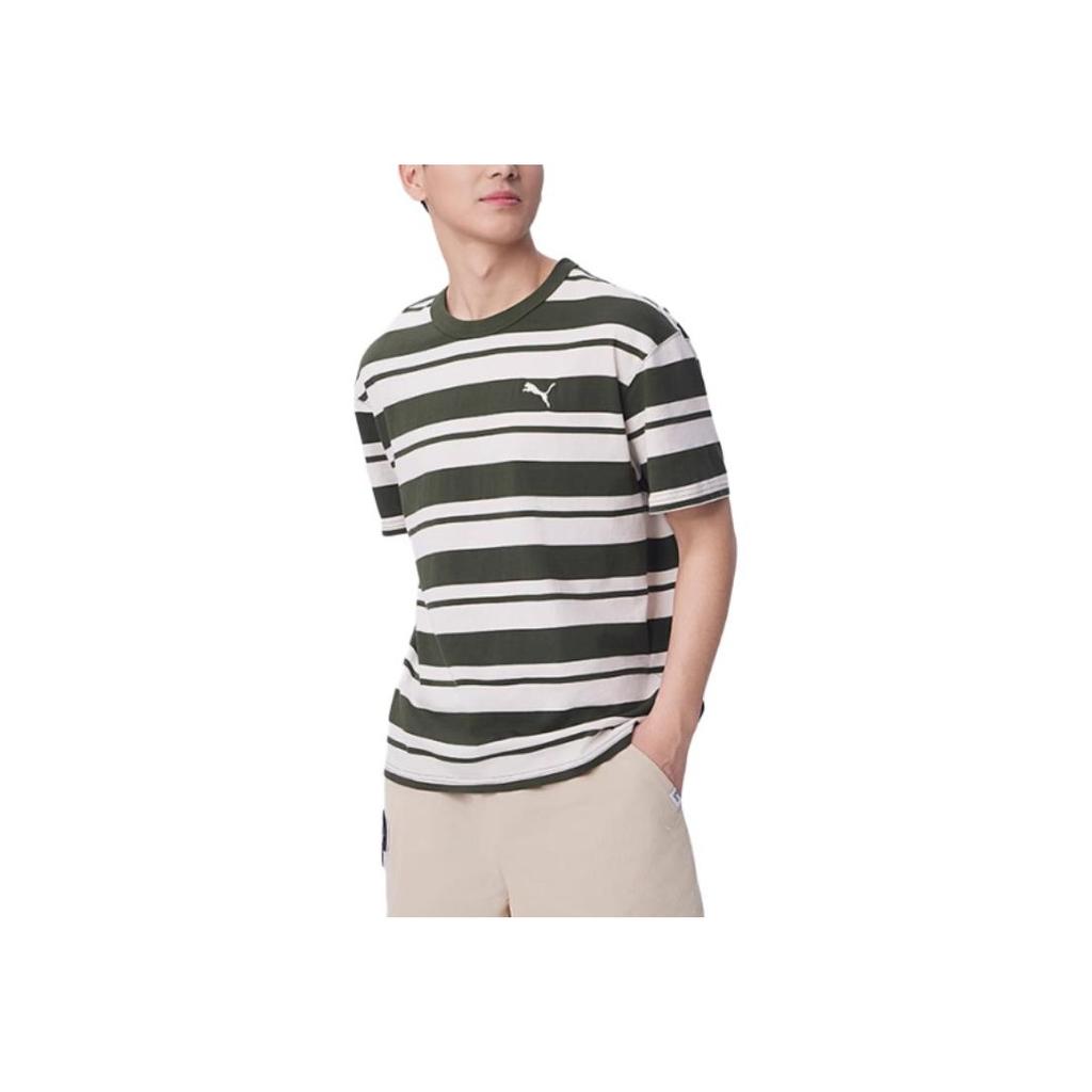 New PUMA ESS SS25 T Shirt Unisex Army Green 633854-81