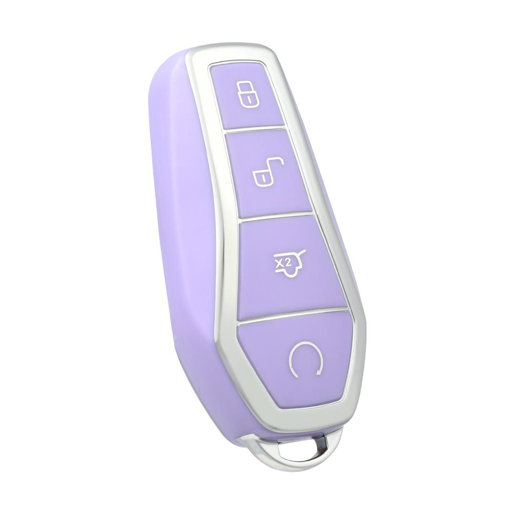 Car Key Case Remote Control Protective Cover for BYD ATTO3 TPU Key Fob Shell for BYD Song/Plus Dolphin Tang Dmi Han EV Qin Yuan