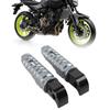 Motorcycle Rear Passenger Footrest T6063 Aluminum Alloy Anodizing Rear Foot Pegs for YZF R7 MT-07 MT-09 XSR 700