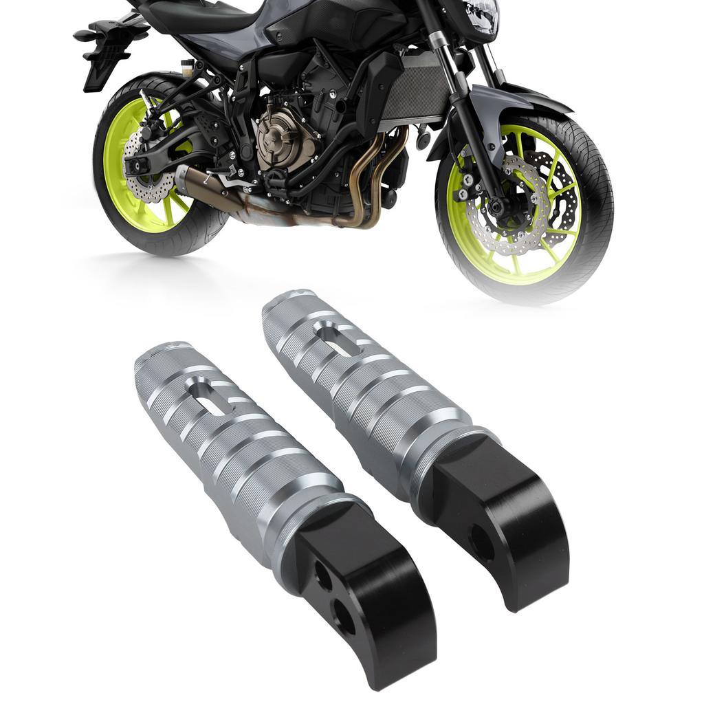 Motorcycle Rear Passenger Footrest T6063 Aluminum Alloy Anodizing Rear Foot Pegs for YZF R7 MT-07 MT-09 XSR 700