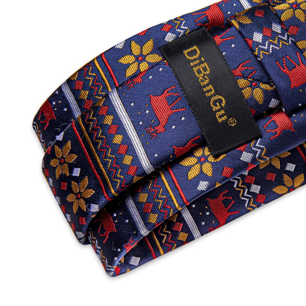 8 cm Seide Weihnachten Herren Krawatte Set Rot Grün Weihnachtsmann Tier Baum Seide Juaquard Taschentuch Krawatte Anzug Party Krawatten