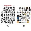 45pcs Kawaii Little Black Cat Decorative Boxed Stickers Scrapbooking Label Diary Stationery Album Phone Journal Planner