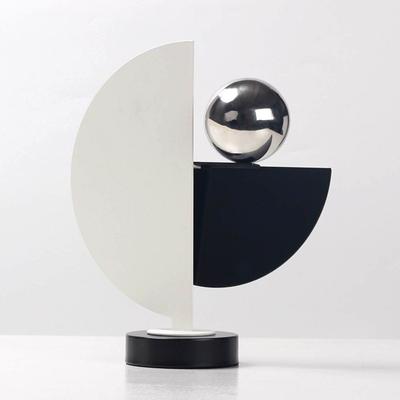 Nordic Simple Light Luxury Round Ball Marble Ornaments Model House Home Living Room Desktop Coffee Table Metal Decorative Ornaments
