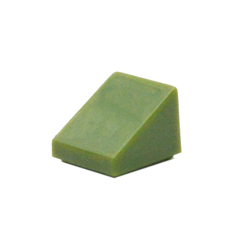 100pcs DIY Building Blocks Figure Smooth Bevel Bricks 1x1 Educational Creative Size Compatible With 54200 Toys for Children