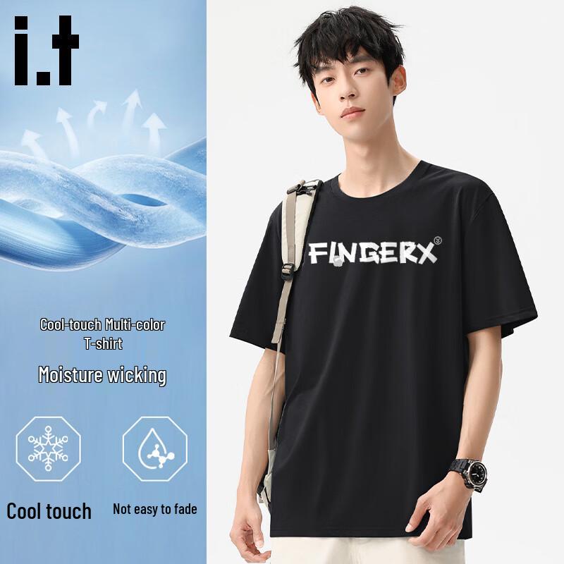 Fingercroxx Men s Ice Silk Breathable T-Shirt 3XL