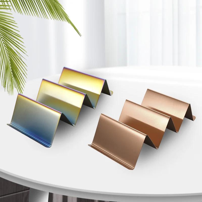 Taco Holder Stainless Steel Taco Stand Rack Tray Oven Safe For Baking, Dishwasher And Grill Safe Kitchen Dining Tableware