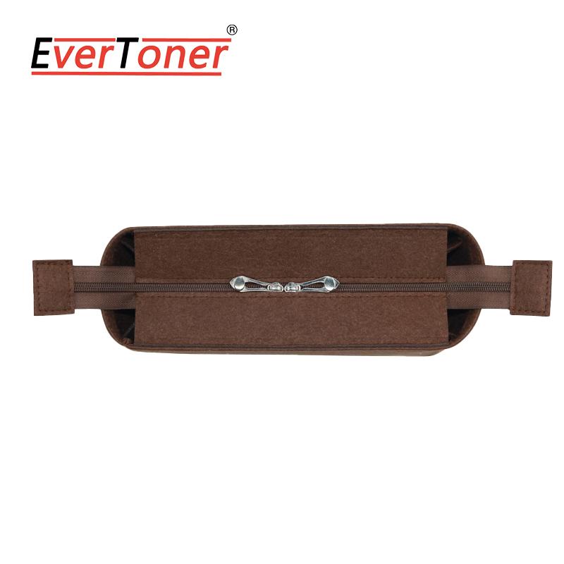 EverToner Premium Filz-Einlage für Y-S-L LE37 Eimer-Tasche Reise-tauglicher Make-up-Organizer mit Mehrfach-Taschen-Aufbewahrung