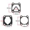 Air Compressors Valve Plate Washers Valve Plate Gaskets 6pcs Black Hole Spacing: 48x62mm Plastic Replacement Parts