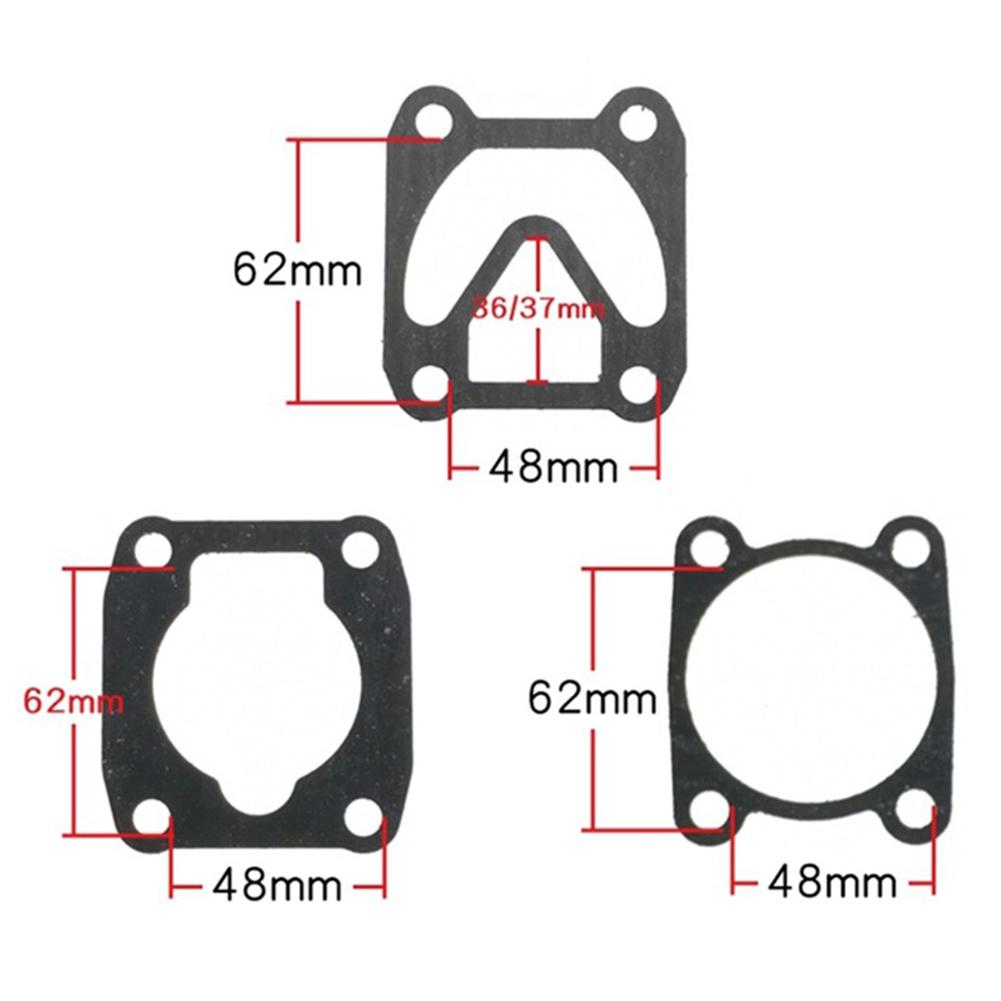 Air Compressors Valve Plate Washers Valve Plate Gaskets 6pcs Black Hole Spacing: 48x62mm Plastic Replacement Parts
