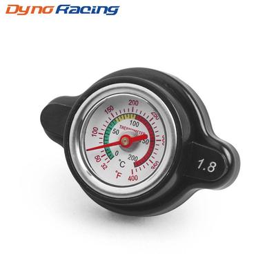 High Pressure Water Tank Thermostatic Radiator Cap Cover With Temp Gauge Meter 1.8 Bar For Kawasaki Kx 65 80 85 100