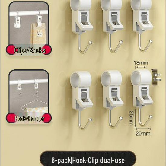 Stojak do suszenia i przechowywania ubrań na kaloryfer z haczykami