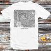 Van Gogh Starry Night One Line Abstract Art T Shirt B1379