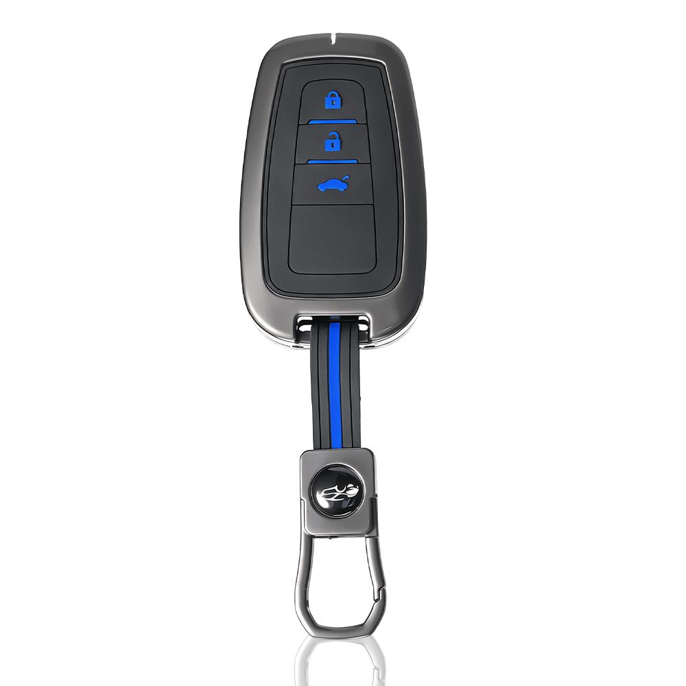 

2026 Zinc Alloy For Toyota CHR Camry Prius Land Cruiser Prado Furniture Corolla Yaris RAV4 Highlander Car Remote Key Case Cover