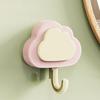 3 Pcs Home Decoration Cute Wall Hook Self Adhesive Key Holder Clothes Towel Hanger  Bathroom