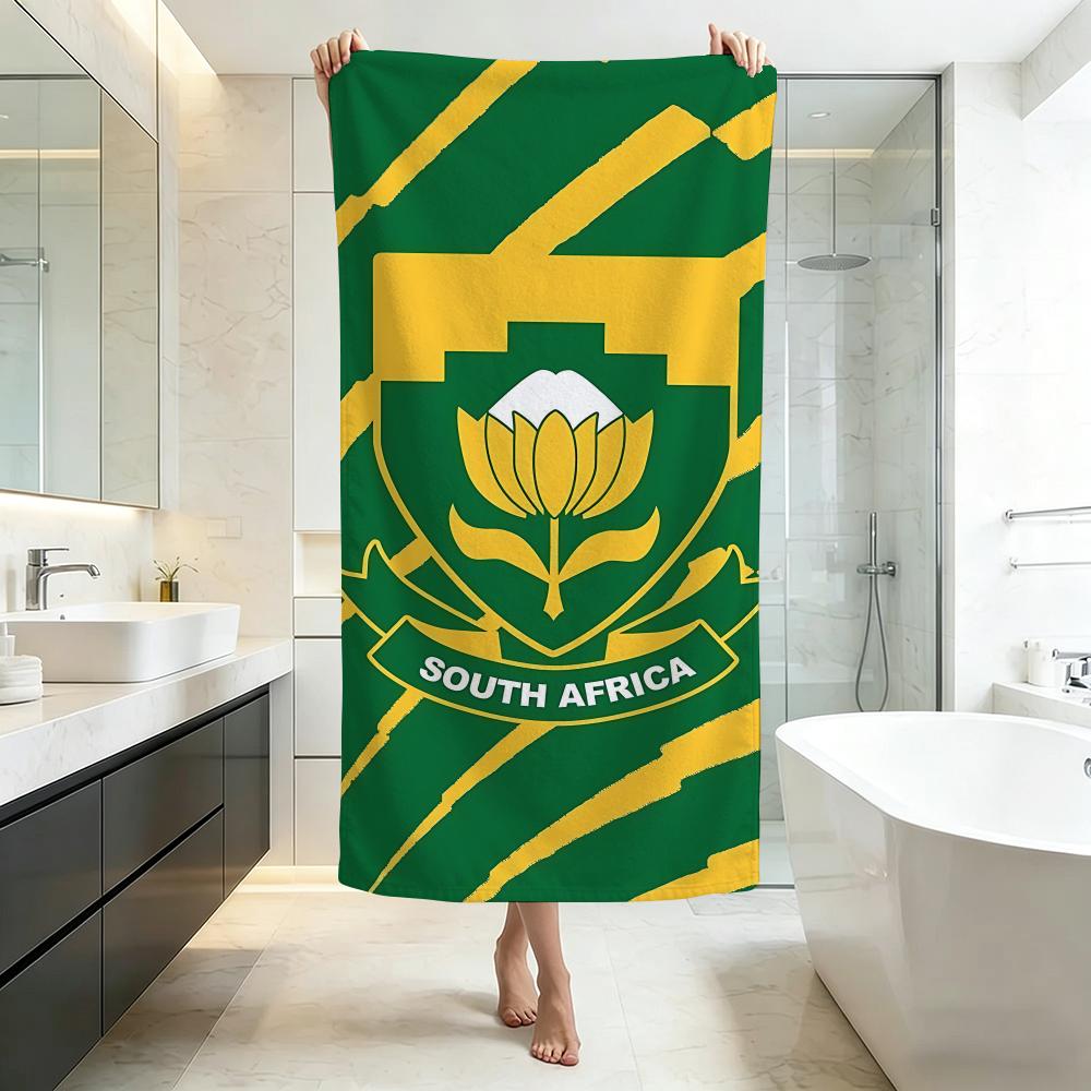 Flagge S-Südafrika Handtuch Fünf-Sterne-Hotelqualität Umweltfreundlich Ultraweiche Dicke Handtücher & Strandtücher
