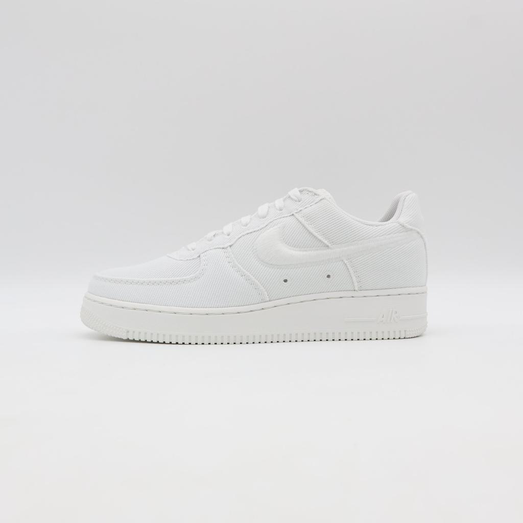 HV1204-100 Nike Air Force 1 Low Canvas Triple White (Mannen)