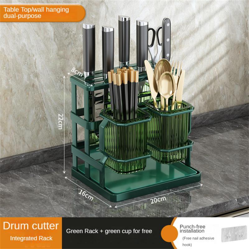 Kitchen Cutlery Organizer Multi-functional Kitchen Counter Storage Chopsticks Tableware Holder Basket Sponge Holder For Kitchen