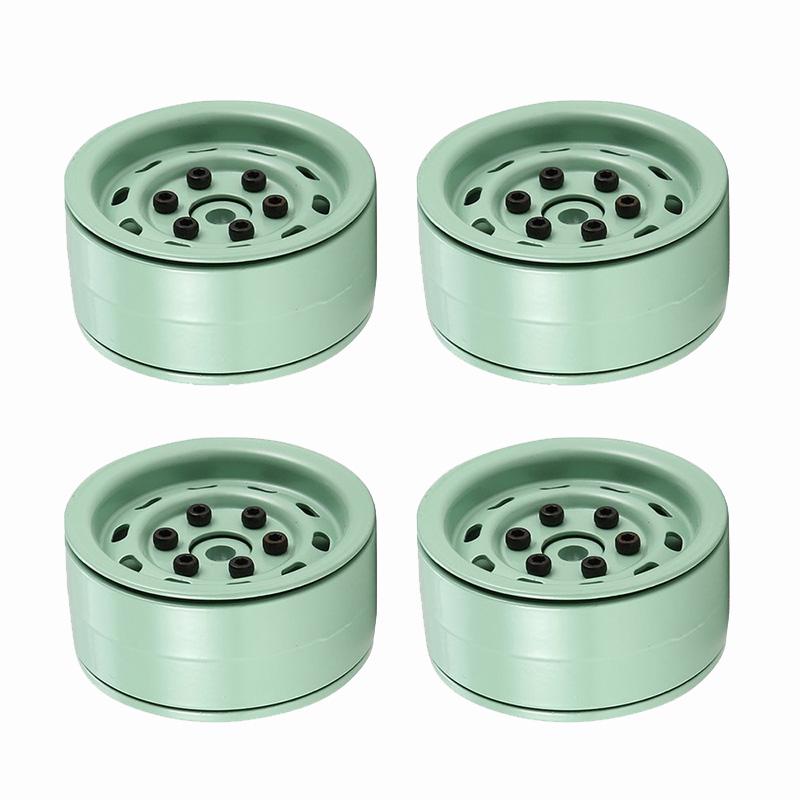 

Aluminum 110 19 Rc Beadlock Wheel Rim For Crawler Trx4 Axial Scx10 Toy 90046 зелений