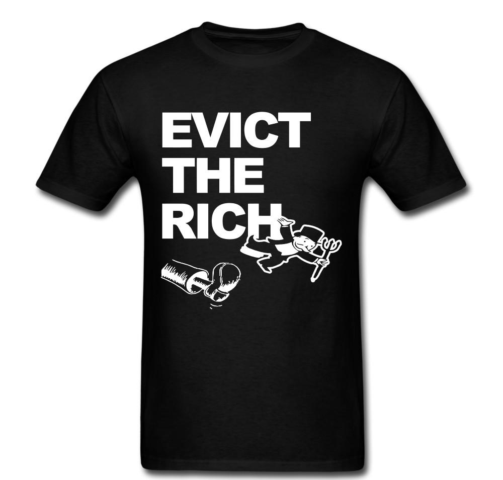 Evict The Rich Monopoly Poor Take Over Fight Win T shirt tee XXXXL