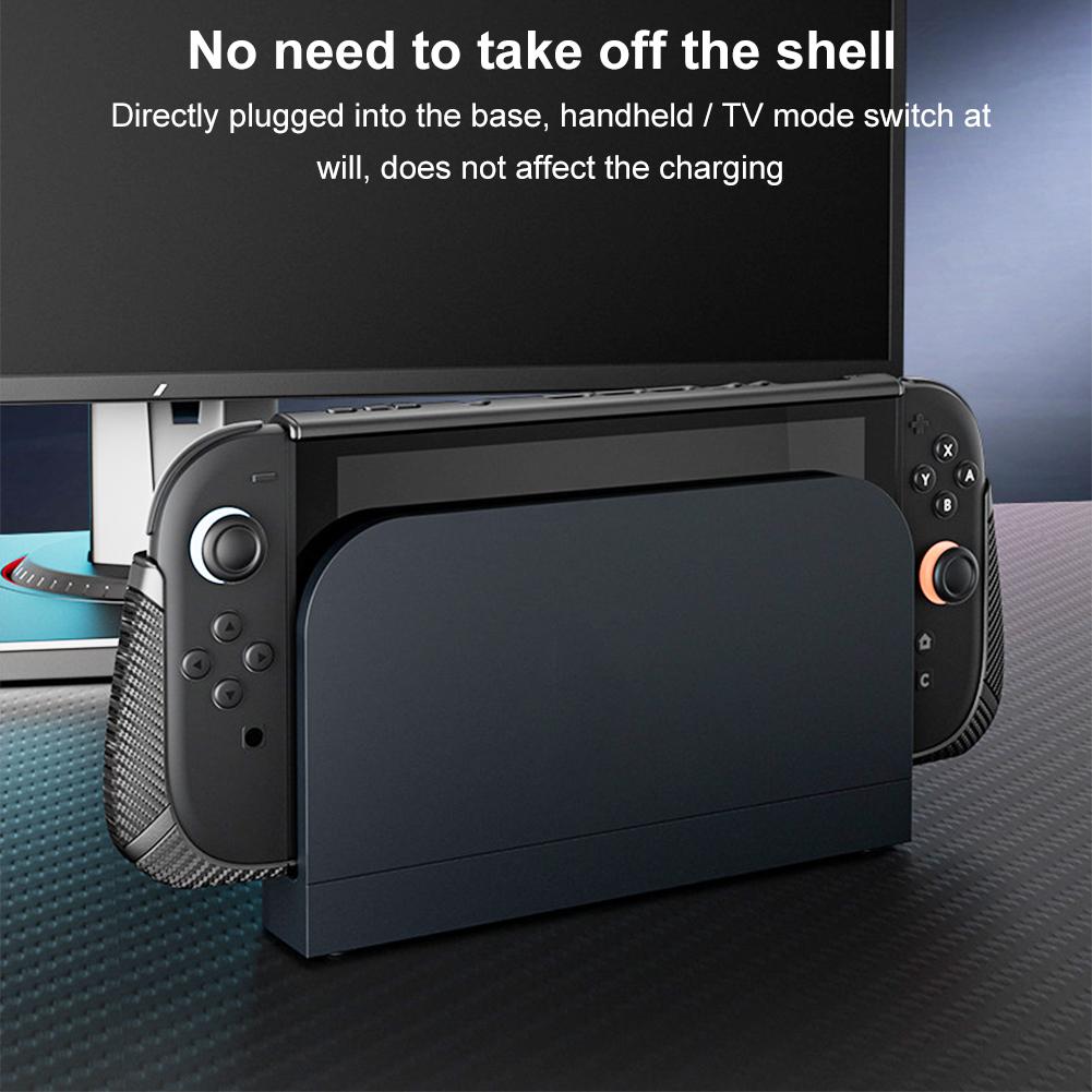 For NS2 Anti-Fall Cover Protector Anti-Scratch Console Protective Case Ergonomic Grip TPU Back Protect Shell Game Console Sleeve