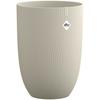 Hoher Blumentopf - ELHO - Sereh Hoch 40 - 50 L - Ø 39 x H 53 cm - Beige - Balkon/Innen/Außen