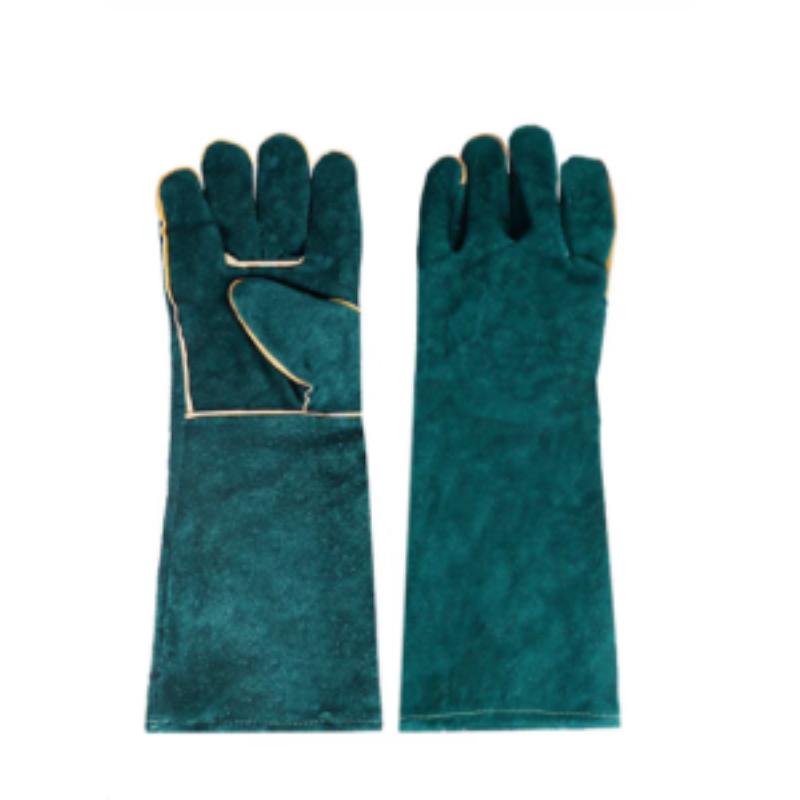 

Перчатки для груминга животных, устойчивые к укусам, с двойной кожаной усиленной подкладкой, для собак, кошек, захвата, змей, защиты от укусов и царапин, перчатки для работы с животными