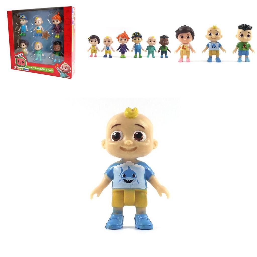 סט משחק דמויות ג'יי ג'יי מקוקומלון מפורט מיניאטורות קישוט לעוגה דגם אספנות