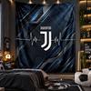 Arazzo da Appendere a Parete Tessuto Stampato Juventus FC per Soggiorno Camera da Letto Decorazione per la Casa