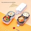 Electric Lunch Box Double Layer Insulated Food Heater for Dormitory Kitchen Office Travel Food Storage Container