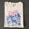 Comfort Colors Coyote T-Shirt, Vintage Desert Wildlife Graphic Tee, Retro Western Nature Shirt