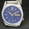REFURBISHED VINTAGE SEIKO EXPO 70 AUTOMATIC JAPAN MENS BLUE DIAL WATCH a433571-2 R117-a433571