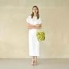 Suin Leaf Bucket Bag - Cream Yellow