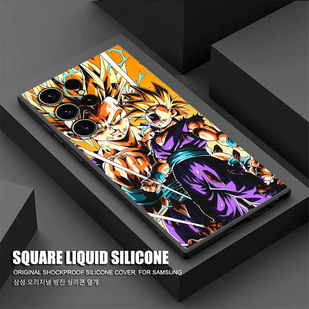 DBZ Anime Goku Gogeta Vegeta Super Saiyans Phone Case For Samsung Galaxy S25 S24 S23 S20 S21 FE S26 S22 Ultra 5G S26 Plus Cover